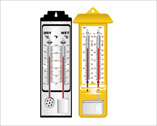 Hygrometer, Wet & Dry Bulb