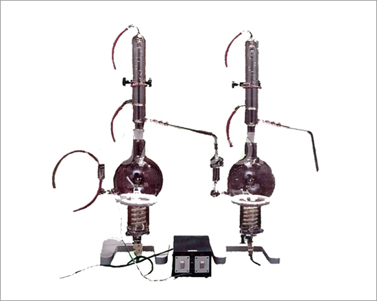 Automatic All Glass Distillation Apparatus